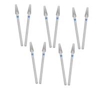 VICASKY 10pcs Nail Drill Bits Professional Pre-manicure Grinding Heads for Cuticle Removal and Nail Smoothing Individually Packaged Aluminum Diamond Polishing Tips for Precise Shaping and