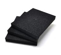 VICASKY 10pcs Nano Carborundum Cleaning Sponges Black Thin Strong Decontamination Kitchen Household Dish Scrubbers Alumina Emery Grit Erasers Inhibit Bacteria Stay Fresh