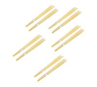 VICASKY 10Pcs Natural Beeswax Ear Aromatherapy Candles Trumpet Shape Light Yellow with Scent Safe Marked for Earwax Removal Stress Relief and Relaxation at Home Outdoors