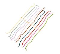 VICASKY 10Pcs Newborn Pet Whelping Collars for Puppies and Kittens Identification Bands with Small Flower Embellishments Cut to Soft Knit Kitten and Puppy Id Collars for Growing Pets