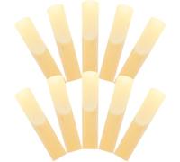 VICASKY 10pcs Pack of Ten Reeds for Saxophone Traditional Reeds Replaceable Sax for Beginner Alto Saxophone Musical Instrument Accessories