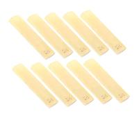 VICASKY 10pcs Pack of Ten Saxophone Reeds Replacement Traditional Reeds for Beginner Musical Instrument Accessories Saxophone Parts Replaceable for Alto