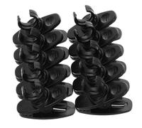 VICASKY 10pcs Plastic Lapel Mic Metal Clips Lapel Mic Shirt Clip Microphone Tie Clips Microphone Replacement Clip Earpiece Earphone Headset Wire Cable Clip for Mic