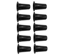 VICASKY 10pcs Plastic Speaker Port Tube 41x80mm Replacement Woofer Box Bass Reflex Tube Speaker Air Outlet for Repair and Acoustic Equipment