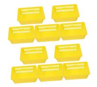 VICASKY 10PCS Plastic Storage Bins for Game Machine Coins Organizer Baskets for Classroom and Office Supplies Small Storage for Efficient Coin Management