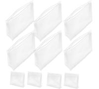VICASKY 10pcs PVC Cosmetic Bags Travel Toiletry Organizer with Easy Access and Design for Travel and Fitness Storage