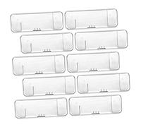 VICASKY 10pcs Rack Storage Box Beard Trimmer Holder Safety Case for Travel Portable Protective Container for Men