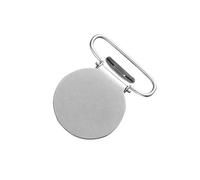 VICASKY 10pcs Round Iron Duckbill Buckle Metal Pacifier Clips Fashion Suspender Clips for Men Women Craft Making Tools