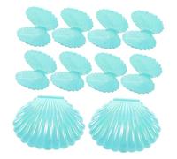 VICASKY 10pcs Shell Wedding Candy Box Small Nautical Trinket Box Cute Underwater Theme for Party Decor and Treat Storage