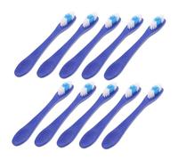 VICASKY 10pcs Short Handle Travel Toothbrushes with Extra Soft Bristles Portable Selfharm Design for Detention Centers Psychiatric Use Comprehensive Teeth Cleaning