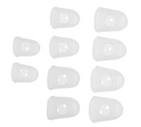 VICASKY 10pcs Silicone Finger Protectors for Kalimba and Guitar Practicing, Flexible and Supple Thumb Caps Offering Comfortable Sleeve Protection for Musical Instrument Players