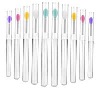 VICASKY 10pcs Silicone Lip Brush Lip Applicator Reusable Applicators for Application and Makeup Routine