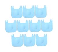 VICASKY 10pcs Small Animal Cage Fastener Clips Plastic Pet Crates Connectors Wire Cage Buckles Sky-blue for Rabbit Hamster Fixing and Pet Fence Assembly
