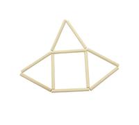 VICASKY 10pcs Spruce Violin Soundpost Set Durable Acoustic Sound Post for Violin Accessories Diameter Enhances Sound Quality and Frequency Balance
