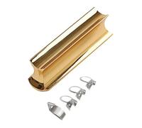 VICASKY 10pcs Stainless Steel Guitar Tone Bar Slide for Lap Steel Guitar Accessories Maintenance and Playing