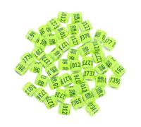 VICASKY 10pcs Standard Pigeon Leg Rings Foreign Pigeon Foot Bands Identification Markers for and Poultry Chick Bands