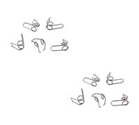 VICASKY 10pcs Trumpet Water Key Spring Repair Parts for Brass Instrument Spit Value Spring