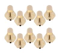 VICASKY 10pcs Universal M3 M4 Fog Machine Copper Filter Nozzles Replacement Copper Air Mufflers for Stage Smoke and Mist Machines Fog Oil Tube Accessories