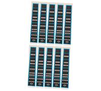 VICASKY 10pcs Violin Scale Stickers Learn Violin Scales Fiddle Finger Guide for Beginners