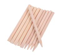 VICASKY 10PCS Wood Excavation Tool Kit for DIY Craft Safe Rounded Edge Archaeological Digging for Sturdy Wooden Mini Tools for Outdoor Play and Learning