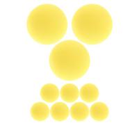 VICASKY 10pcs Yellow Eva Foam Golf Practice Balls, Soft Portable Golf Accessories for Indoor Outdoor Backyard Training and Beginner Practice