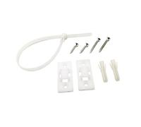 VICASKY 10set Plastic Furniture Anchor Kit Proofing Anti-tip Straps for Cabinets Dressers Secure Furniture Against Tipping Over for Homes Boys and Girls Pets
