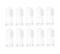 VICASKY 10sets Silicone Finger Toothbrushes Pet Dog Cleaning Tool for Dental Hygiene Use During Grooming Sessions