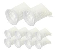 VICASKY 11pcs 4-inch 3d Honeycomb Filter Socks for Aquarium Saltwater Fish Tank Cleaning Wear-resistant Aquarium Filter Bags with Drawstring for Professional