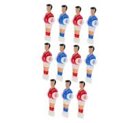 VICASKY 11Pcs Foosball Men Replacement Plastic Soccer Game Players for Standard Table Football Accessories Colorful and Easy to Install for Recreational Use