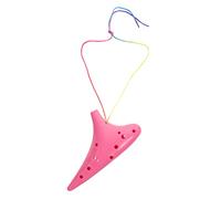 VICASKY 12 Hole Ocarina for Beginners Plastic Alto Ocarina Instrument in Random Color for Children and School Performance