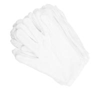 VICASKY 12 Pairs Washable Cotton Gloves for Jewelry Inspection Elastic Hand Covers for Daily Use Breathable and Comfortable for Watch and Jewelry
