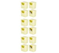 VICASKY 12 Pcs Bird Nesting House Incubation Box Hanging Hut | Small Birds and Lovebirds, Indoor or Outdoor Use, Khaki Colour, Easy to Clean