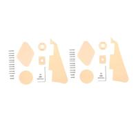 VICASKY 12 Pcs Pickguard Cavity Covers for Style Guitar Replacement Pickup Selector Plate Bracket Screws for Guitar Gear Accessories