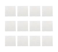 VICASKY 12 Pcs White Polyester Shower Towels Absorbent Soft Coral Fleece Hand Towels for Home Camping Travel Lightweight Durable Non Pilling Easy to Dry