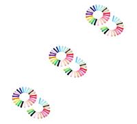 VICASKY 120pcs Boutique Hair Clips for Girls Grosgrain Ribbon Lined Barrettes No Grip Design Vibrant Mixed Colors Hair Accessories for Toddlers and Boy Girl