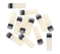 VICASKY 12Pcs 12Mm Screw-On Pool Cue Tips Gray Plastic Snooker Billiard Replacement Parts for Cue Maintenance Leisure Game Room Accessories