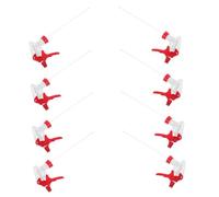 VICASKY 12pcs Adjustable Spray Bottle Nozzle Trigger Sprayers for Garden Hose Manual Pressure Sprayer Heads Fine Mist Watering for Plants Lawn and Outdoor Use