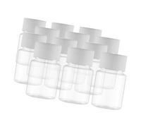 VICASKY 12pcs Clear Plastic Pill Bottles with Secure Caps Refillable Medicine Containers for Liquids Powders Solids Leak Storage Bottles for Travel and Daily Use