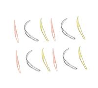 VICASKY 12pcs Clover Crochet Hooks Needles Hair Threading Tool for Wig Loop Hairdresser
