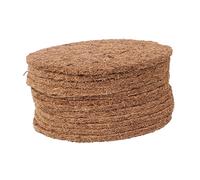 VICASKY 12PCS Coconut Fiber Bird Nest Mat for Pigeon Breeding Egg Bedding Accessory for Nesting and Hatching