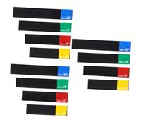 VICASKY 12pcs Drumming Practice Pad Cymbal Mute Elastic Belt Drum Kit Mute Pads Cymbal Tape Volume Reduction Hearing Protection Full Feel