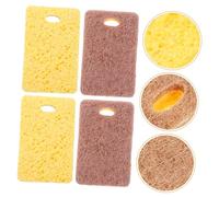 VICASKY 12pcs Eco Biodegradable Kitchen Sponges Dish Scrubber Multi-Function Cleaning Sponge Household Reusable for Damp Clean Duster
