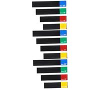 VICASKY 12pcs Elastic Belt Dampener for Cymbal Pad Cymbal Mute Pad for Drumming Practice for Drum Kit Parts Accessories Use during Drum Mute Practice Sessions