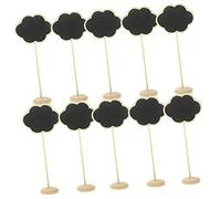 VICASKY 12Pcs Erasable Small Chalkboard Signs with Stands Letter Boards for Weddings Parties Restaurants Crafts and More Versatile Blackboard Memo Boards for Creative Messages