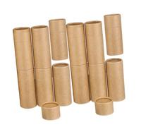 VICASKY 12pcs Essential Oil Paper Tubes Kraft Packaging Boxes Thickened Design Protective Storage Canisters for Bottles Present Tubes for Jewelry Wedding Favors and More