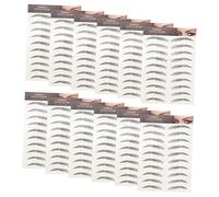 VICASKY 12pcs Eyebrow Stickers Natural Eyebrow Stickers False Cosmetics for Makeup Imitation Fake for Brows