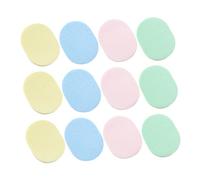 VICASKY 12pcs Facial Cleansing Sponge Cleaning Sponge Puff Makeup Removal Exfoliating for Daily Face Cleaning Routine