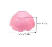 VICASKY 12pcs Facial Mask Mixing Bowls Lightweight Plastic Skincare Tools for DIY Face Masks Spa and Home Use Pink Ergonomic Design for Easy Mixing and Application