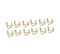 VICASKY 12pcs Golden Violin String Adjusters for Precision Tuners Smooth for Accurate Sound for Violinists