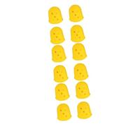 VICASKY 12pcs Guitar Fingertip Guards Silicone Finger Caps for Electric Guitar Ukulele Mandolin Banjo Finger Sleeves Pain Relief Easy to Wear